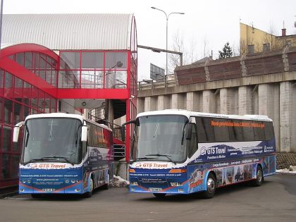 Záběry autokarů Bova Futura, které jezdí na  na trase Liberec - Praha.