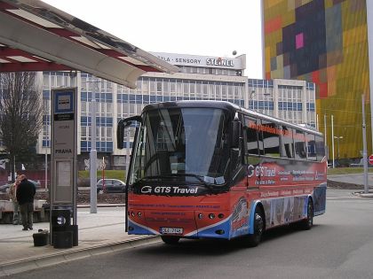 Záběry autokarů Bova Futura, které jezdí na  na trase Liberec - Praha.