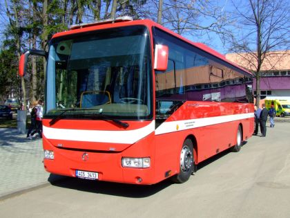 Irisbus Crosway Hasičského záchranného sboru JČ kraje a další vozidla.