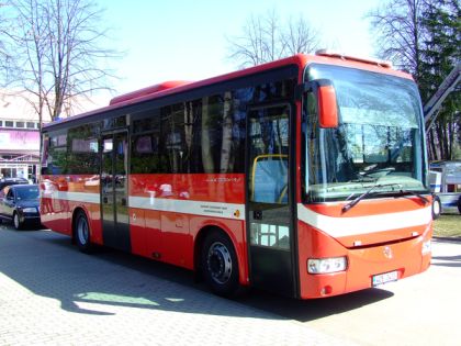 Irisbus Crosway  Hasičského záchranného sboru JČ kraje a další vozidla.