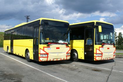 Z Vysokého Mýta do Francie  - 2 školní autobusy Irisbus Recréo a 1 Crossway