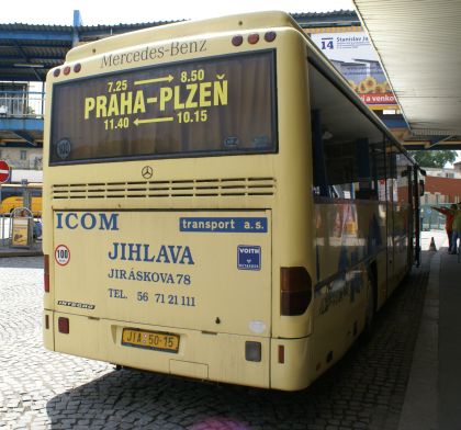 Poměrně krátce je v provozu linka Praha - Plzeň společnosti ICOM transport.