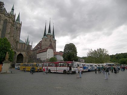 Historicky 1.sraz autobusů Ikarus v Erfurtu  proběhl o víkendu 16.-17.5.2009