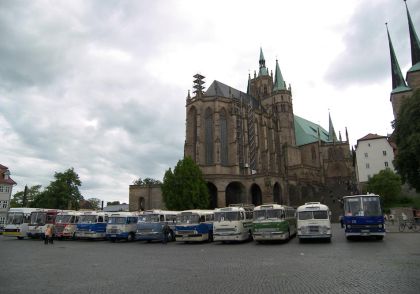 Historicky 1.sraz autobusů Ikarus v Erfurtu  proběhl o víkendu 16.-17.5.2009