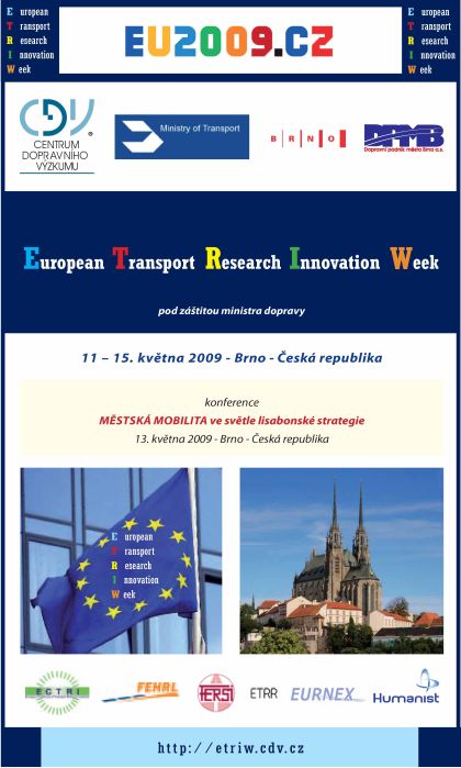CDV: Evropský týden výzkumu a inovací v dopravě (ETRIW) v Brně