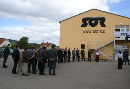 Na návštěvě ve společnosti SOR Libchavy. Nové zákaznické centrum