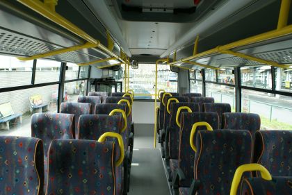 Midibus Isuzu Turquoise Class II bylo možno vidět 11.6.2009 na CAN v Plzni.