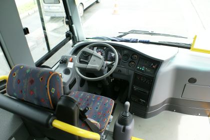 Midibus Isuzu Turquoise Class II bylo možno vidět 11.6.2009 na CAN v Plzni.