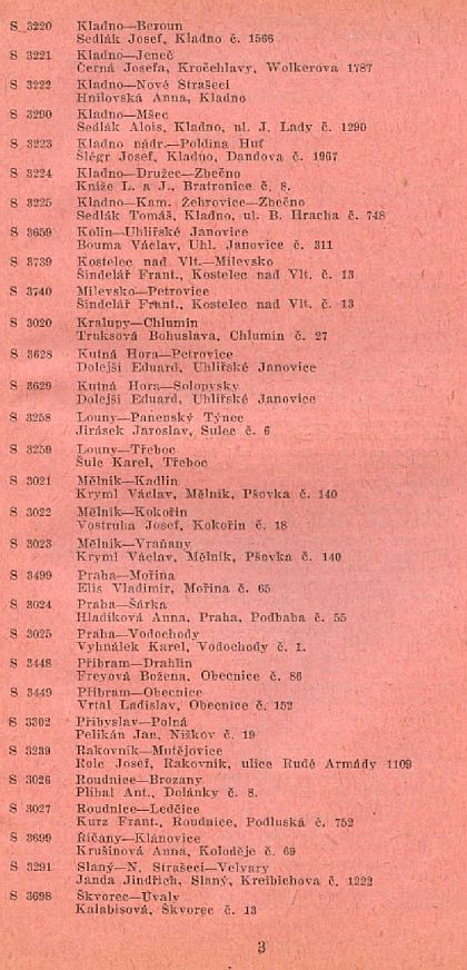 60 let ČSAD: Z jízdního řádu 1949 aneb