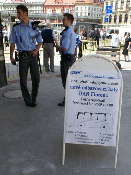 Otevřením nové odbavovací haly na Florenci