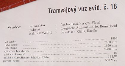 110 let veřejné Dopravy v Plzni: Tramvají ev.c. 18 'Křižík' se svezly