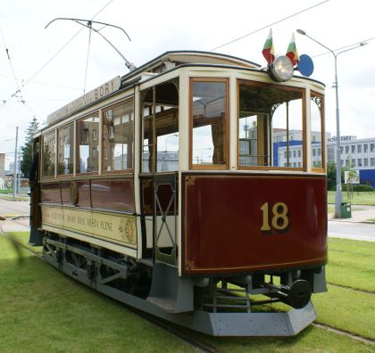 110 let veřejné Dopravy v Plzni: Tramvají ev.c. 18 'Křižík' se svezly