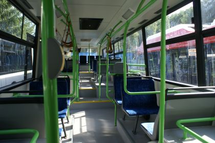 Záběry autobusů Volvo AlfaBusz a TEDOM z prezentace