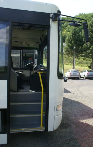 Záběry autobusů Volvo AlfaBusz a TEDOM z prezentace