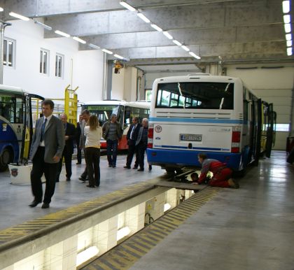 Vracíme se do  společnosti SOR Libchavy. Servisní centrum a nová hala.