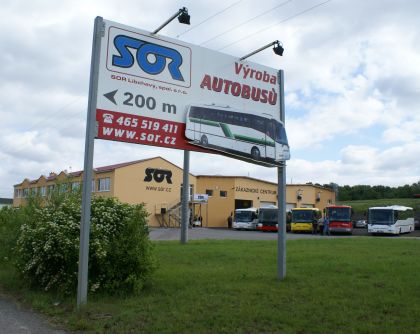 Vracíme se do společnosti SOR Libchavy. Servisní centrum a nová hala.