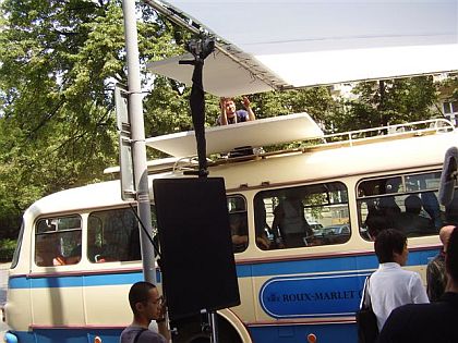 Škoda 706 RTO pokračoval ve filmování japonsko-francouzského seriálu