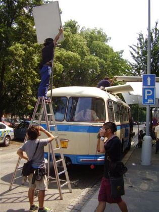 Škoda 706 RTO pokračoval ve filmování japonsko-francouzského seriálu
