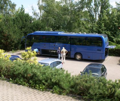 Z předváděcích dní Yutong v Čechách. 6.7. Plzeň