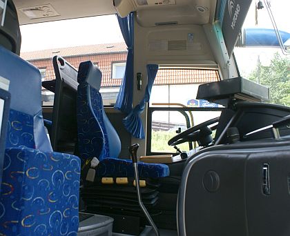 Z předváděcích dní Yutong v Čechách. 6.7. Plzeň