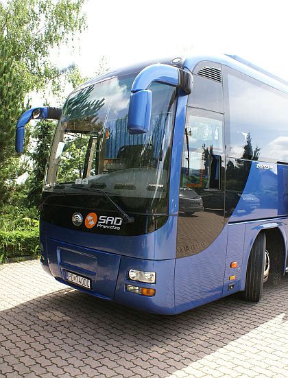 Z předváděcích dní Yutong v Čechách. 6.7. Plzeň