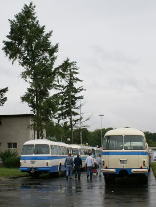 Sobotní Retro Prague II.  Autobusy v exteriéru.