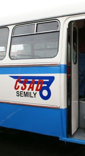 Sobotní Retro Prague II.  Autobusy v exteriéru.