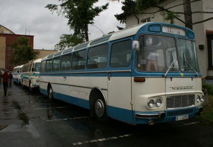 Sobotní Retro Prague II.  Autobusy v exteriéru.