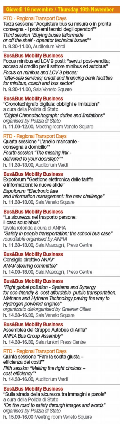 Veletrh BUS & BUS MOBILITY BUSINESS v italské Veroně 18. - 21.11.2009