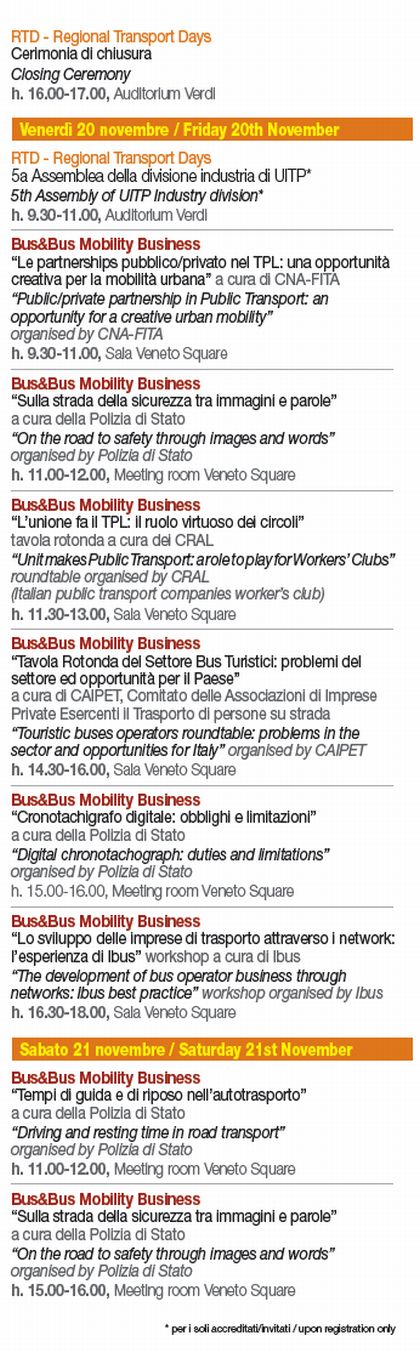 Veletrh BUS & BUS MOBILITY BUSINESS v italské Veroně 18. - 21.11.2009