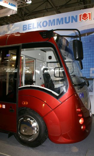 UITP Vienna 2009: Trolejbus 42003A běloruského výrobce Belkommunmash s německým