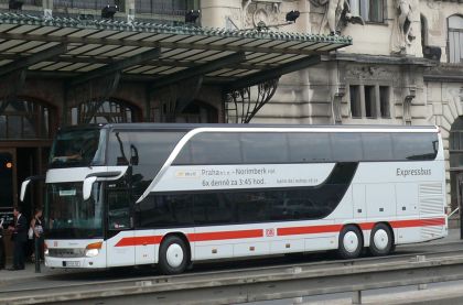 Vlakobus  Praha - Norimberk zachycený objektivem