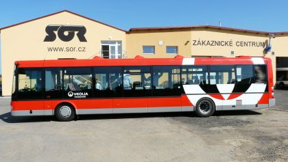 Nový nízkopodlažní autobus SOR CITY NB 12 pro Veolia Transport Východní Čechy