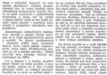 60 let ČSAD:Ze Světa motorů 75 z března 1950.  Autobusová doprava pracujících 2.