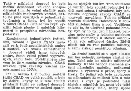 60 let ČSAD:Ze Světa motorů 75 z března 1950. Autobusová doprava pracujících 2.