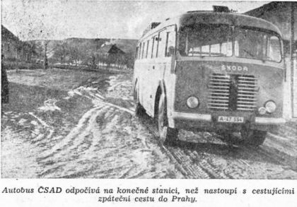 60 let ČSAD:Ze Světa motorů 75 z března 1950.  Autobusová doprava pracujících 2.