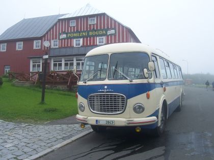 Bdeněveští veteráni Škoda 706 RTO a Karosa ŠD 11 na prázdninových cestách.