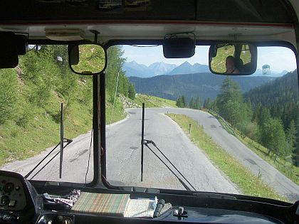 Bdeněveští veteráni Škoda 706 RTO a Karosa ŠD 11 na prázdninových cestách.
