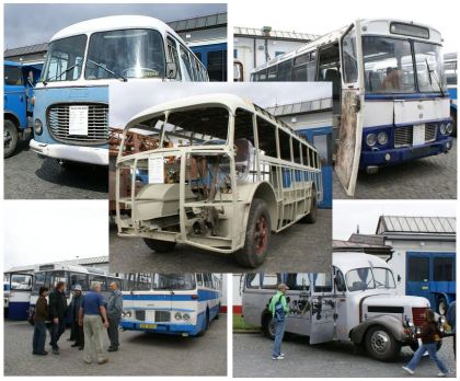 Ze dne otevřených dveří ZDAR Žďár II. Autobusy