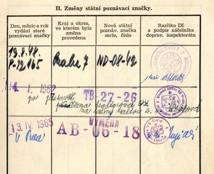 Praga NDO. Pro sokolský slet v roce 1948 byl vyroben nedávno vyproštěný