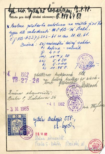 Praga NDO. Pro sokolský slet v roce 1948 byl vyroben nedávno vyproštěný