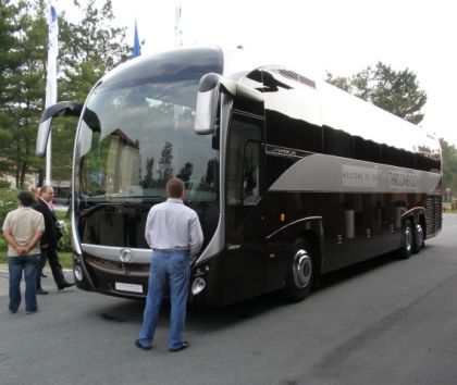 Prezentace tříosého autokaru Irisbus Magelys