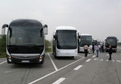 Prezentace tříosého autokaru Irisbus Magelys