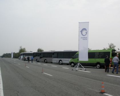 Prezentace tříosého autokaru Irisbus Magelys