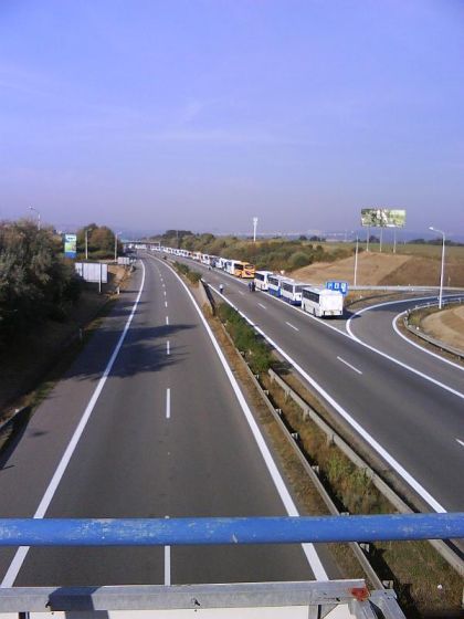 Návštěva papeže v Brně z pohledu řidiče 'Ešelky'.