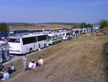 Návštěva  papeže v Brně z pohledu řidiče 'Ešelky'.