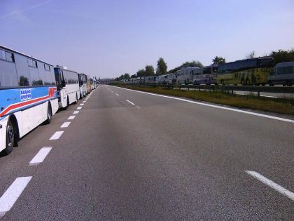 Návštěva papeže v Brně z pohledu řidiče 'Ešelky'.
