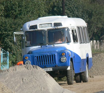 Autobusy na Ukrajině II. Dubno: Bogdan, KaVZ, PAZiky