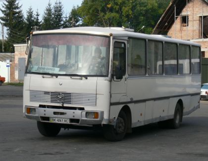 Autobusy na Ukrajině II. Dubno: Bogdan, KaVZ, PAZiky