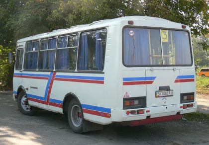 Autobusy na Ukrajině II. Dubno: Bogdan, KaVZ, PAZiky